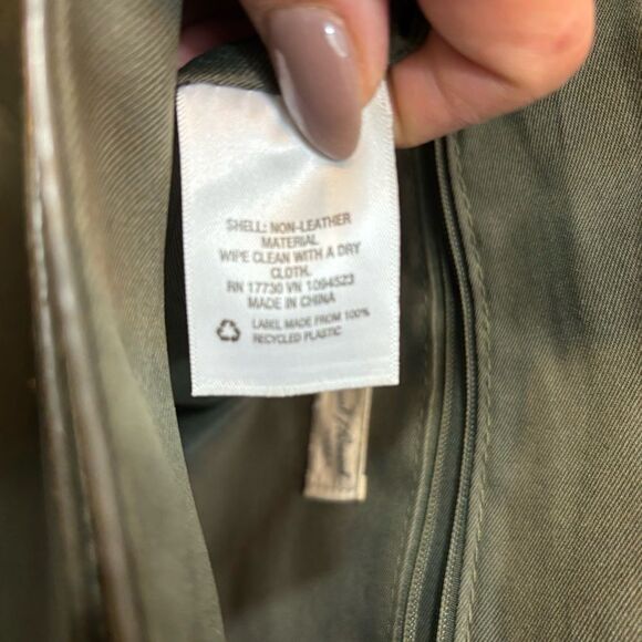 Ladies Universal Thread Green Faux Leather/Suede‎ Handbag Backpack - Picture 10 of 13